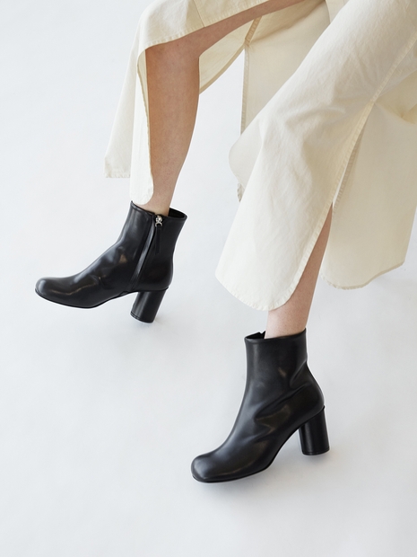 Luna Ankle Boots Leather Black 7cm