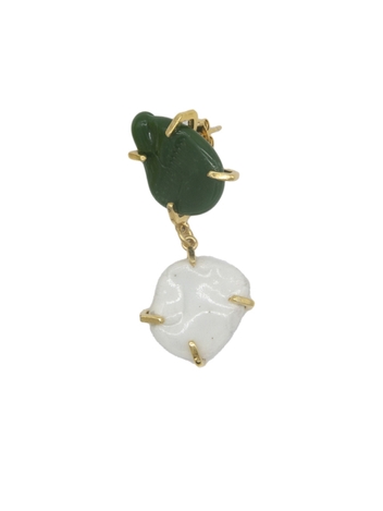 BOREAL EARRING - GEEN/WHITE