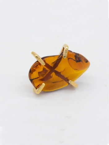 TALISMAN EARRING - AMBER
