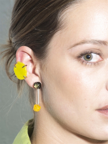 TALISMAN EARRING - PISTACHIO