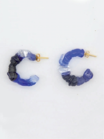 DARIA HOOPS - BLUE