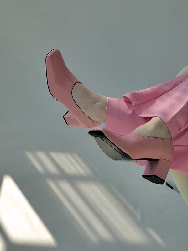 Diana chunky bootee / pink