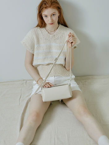 Margaret bag_Glossy Ivory