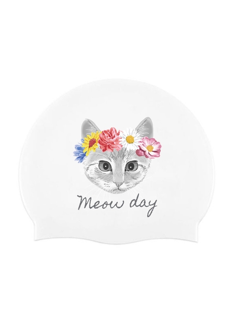 Flower Cat Swimcap