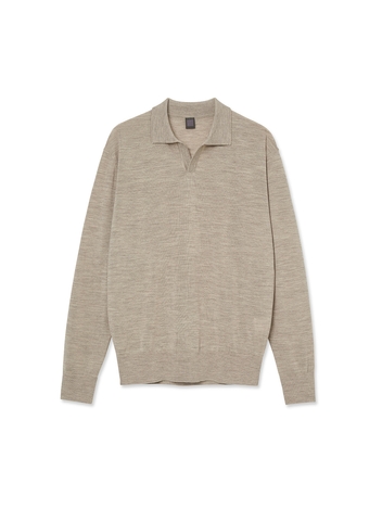 Royal Opencollar_Oatmealbeige