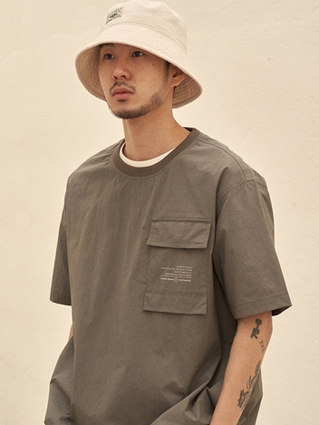 그리피노 반팔 바람막이 (L/Khaki)