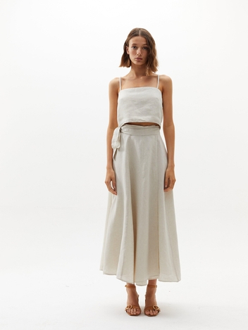 Mar Crop Top - Natural