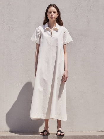A-line maxi dress (cream)
