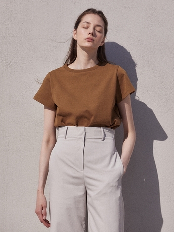 Short sleeve top (camel)