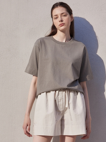 Half sleeve top (khaki)