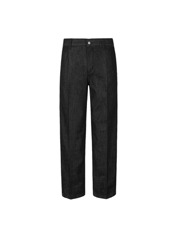 802 One Wash Denim Trousers (Black)