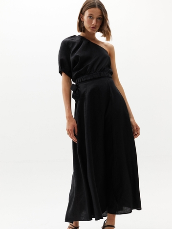 Lola Wrap Skirt - Black