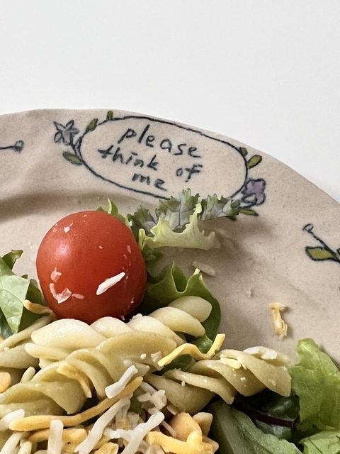 think of me_salad plate