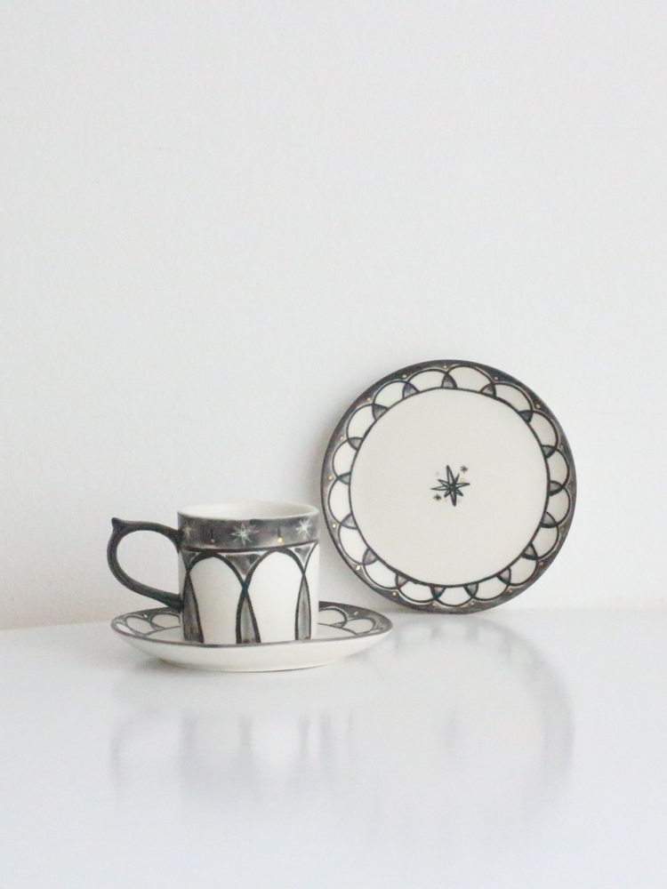 moon garden_espresso set