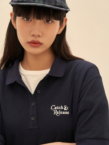 에일린 피케 원피스 (Navy)