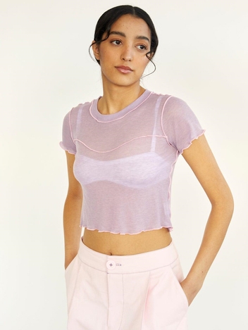 Lavender Pink Gigi Baby Tee
