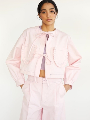 Pink Twill Carrie Jacket
