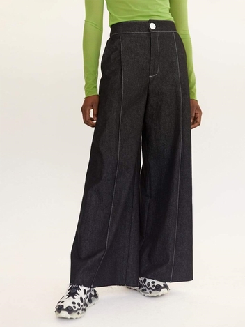 Black Denim Lavoy Pants