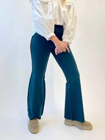 Teal Jojo Flare Leggings