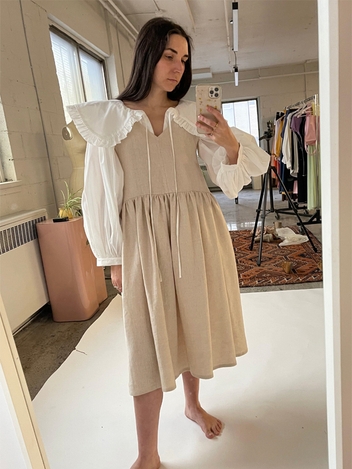 Raw Linen Bunni Dress