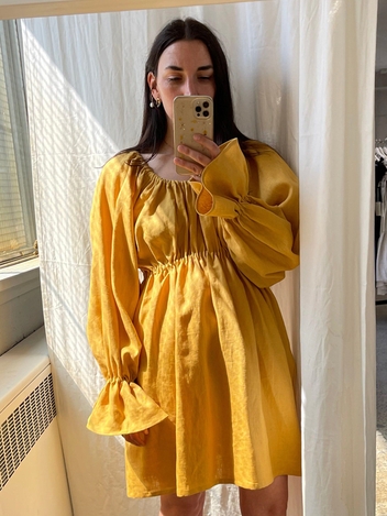 Sunshine Linen Ophelia Dress