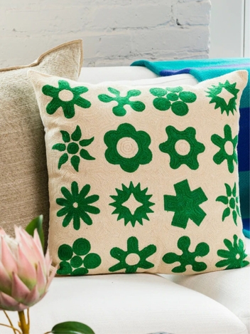EMBROIDERED PILLOWS - WINGDING