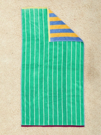BATH TOWELS FRUIT STRIPE COLLECTION -PAPAYA STRIPE