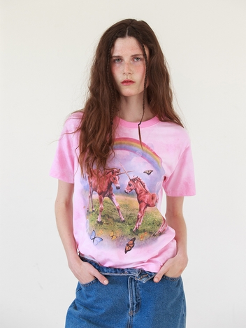 Unicorn Rainbow T-Shirt in Pink