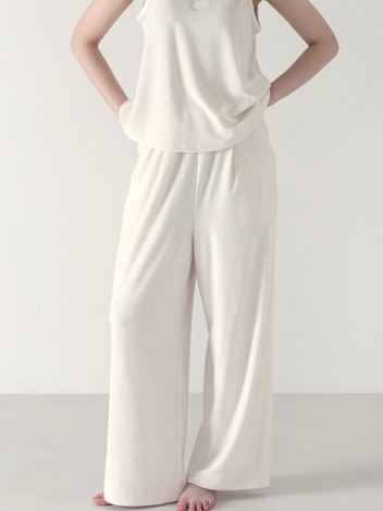 terry long pants  Ivory 