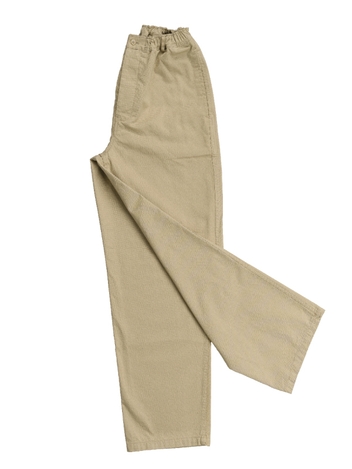 COTTON BANDING STRING PANTS [WIDE] _ BEIGE