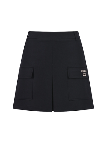 P_LABEL 아웃포켓 스커트_NVY