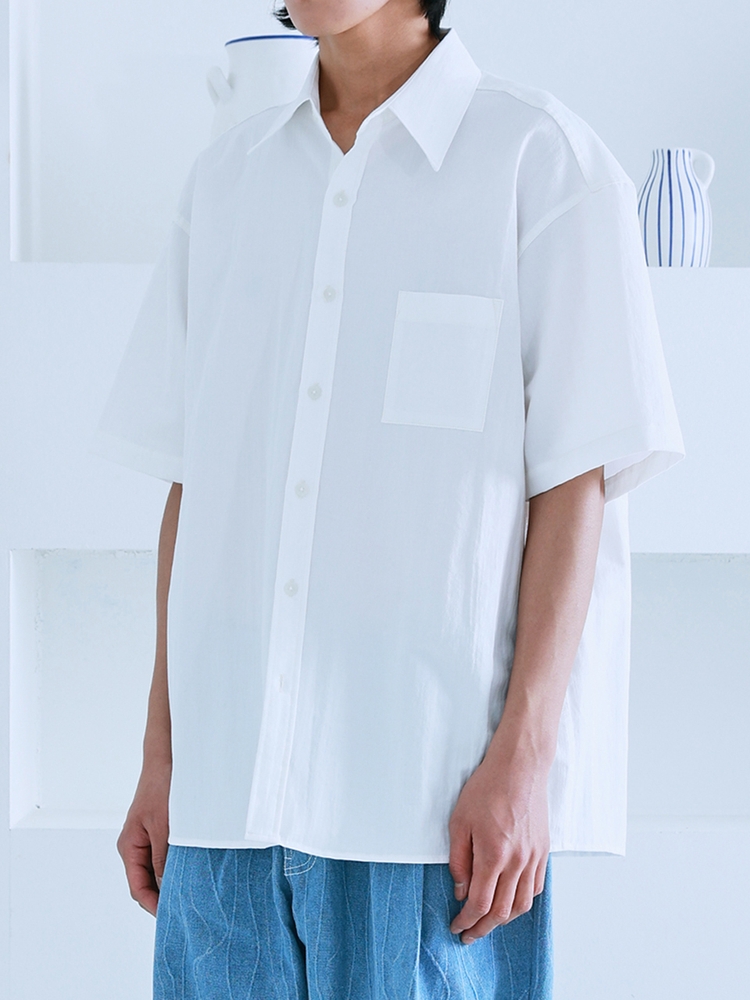 Linen half sleeve (white)
