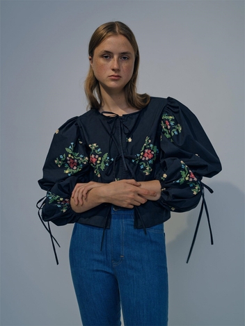 POLINA COTTON LACE TOP
