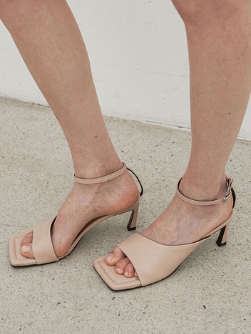 OTER STRAP HEEL BEIGE PINK