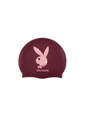 Rabbit Swimcap Burgundy