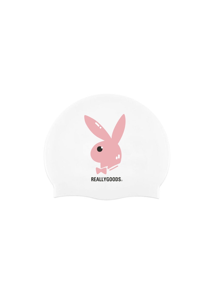 Rabbit Swimcap White