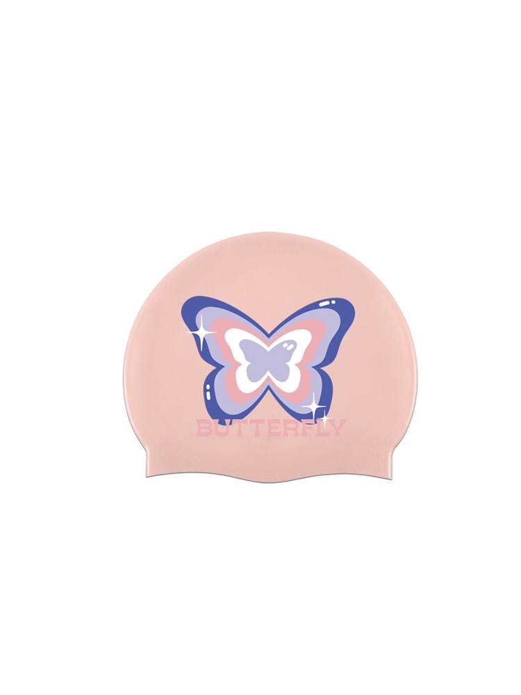 Rainbow Butterfly Swimcap