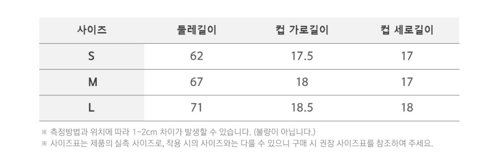 브라사이즈