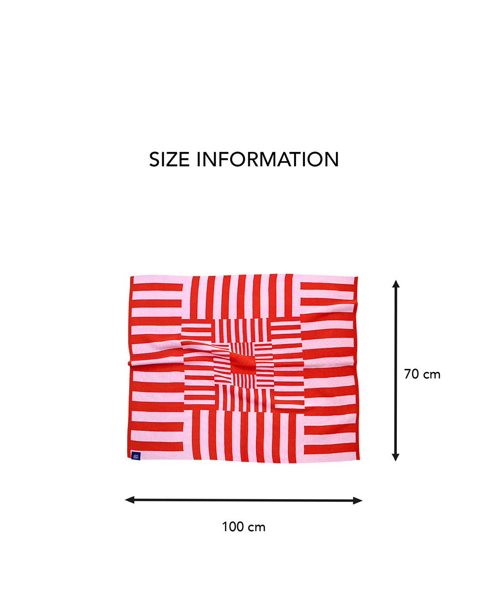 조이니트블랭킷 레드 SIZE INFO W