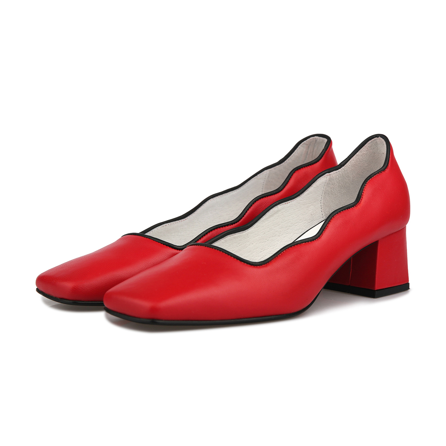 Mirror wave pumps red_1