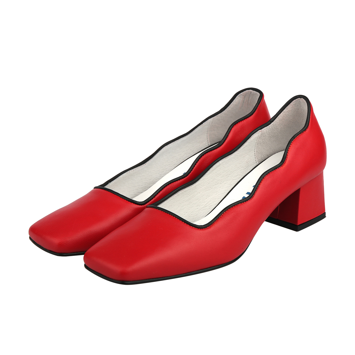 Mirror wave pumps red_2