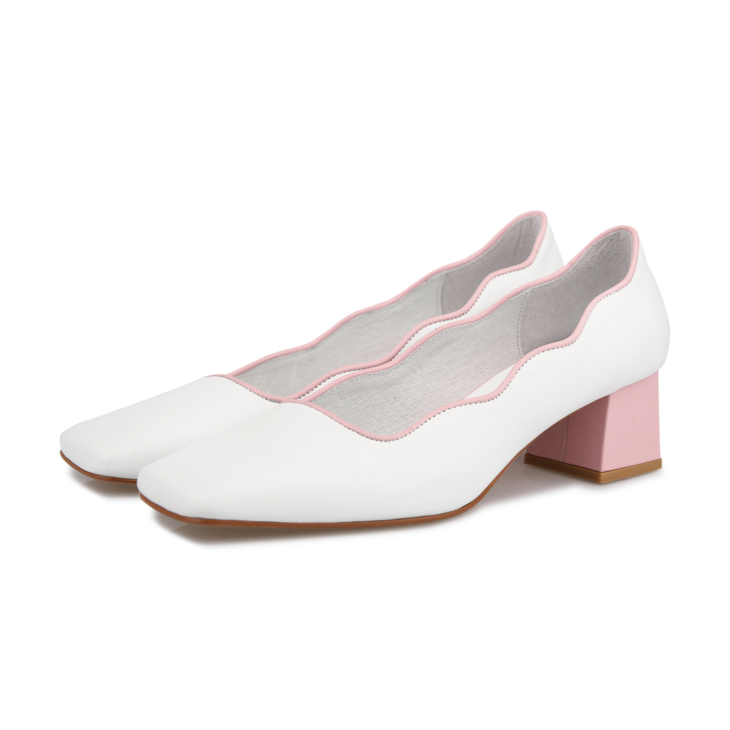 Mirror wave pumps white_1