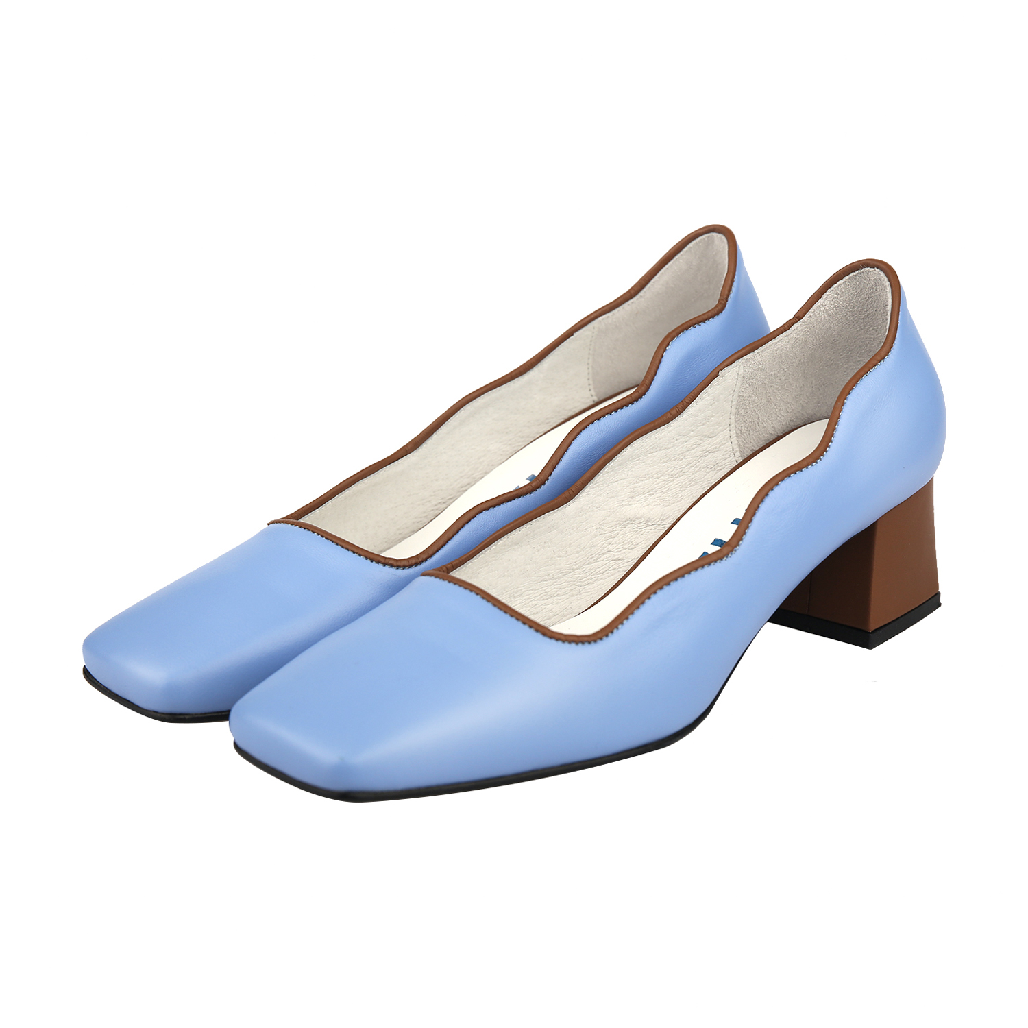 Mirror wave pumps babyblue_2