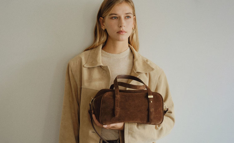 SEASONAL BAG : SUEDE/LEAHTER