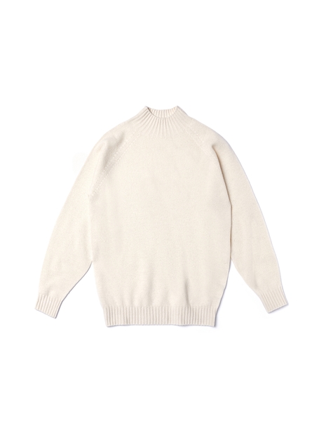 Whole Garment Mockneck_Ivory