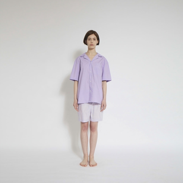 100% Cotton Pajamas for Unisex (Purple)