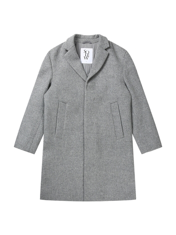 Cashmere Blend Chester 3-Button Coat_Grey