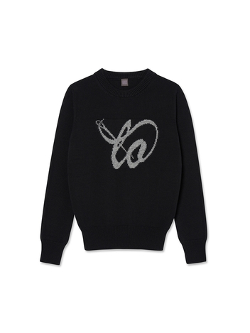 Women Big Logo Crewneck_Black