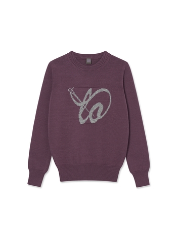 Women Big Logo Crewneck_Purple