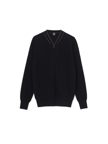 Bomber Line Zipup_Black